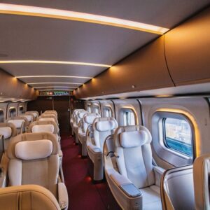 Upgrade para Primeira Classe no Trem-bala